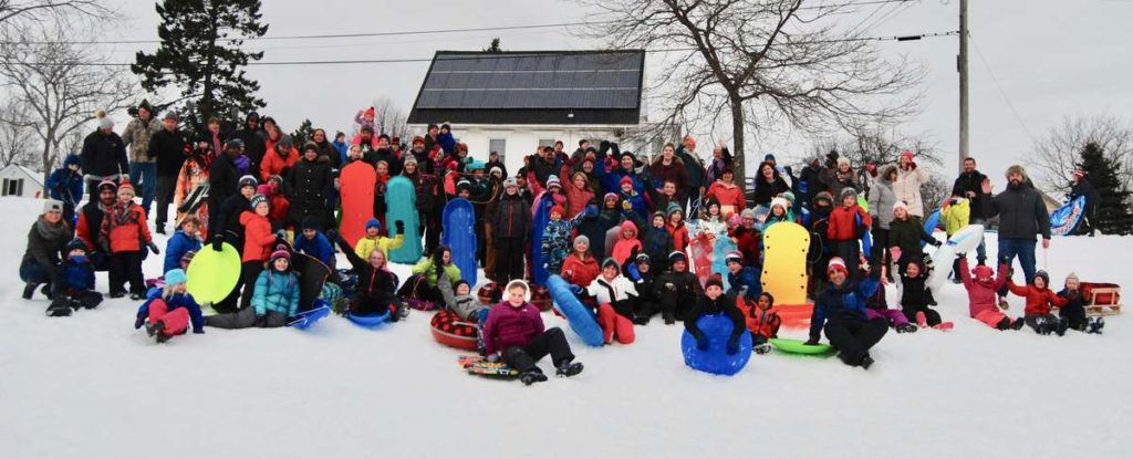 Sled Outing Boosts School Spirit