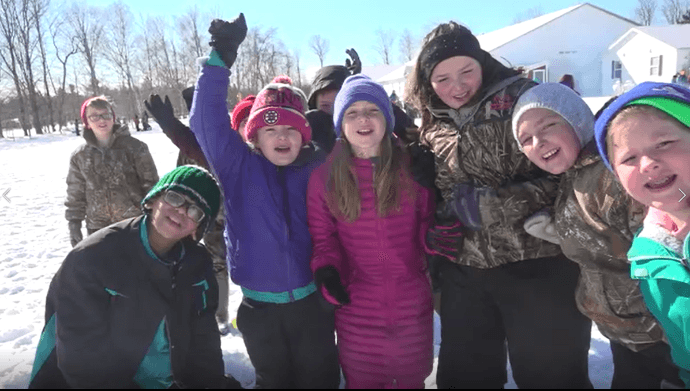 Ames Elementary School Going for the Gold with Winter Carnival
