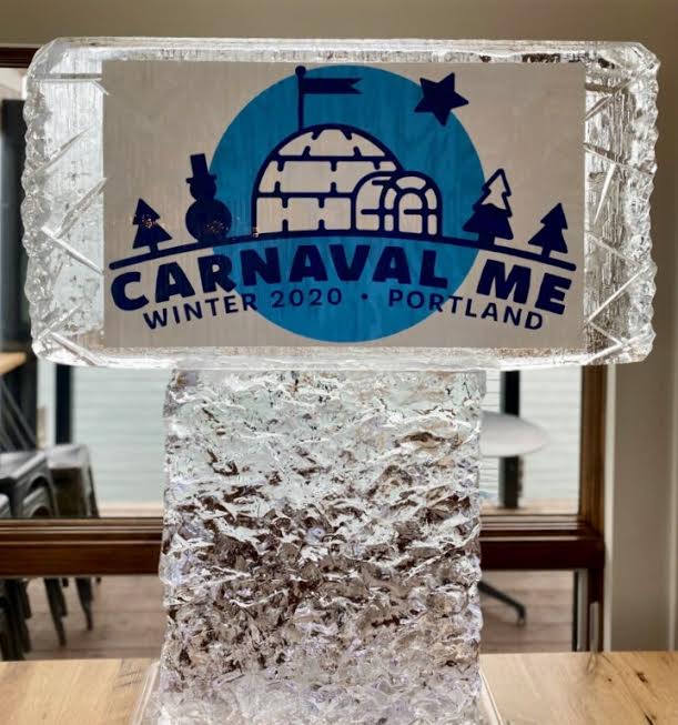 Carnaval Maine Ice Sculpture