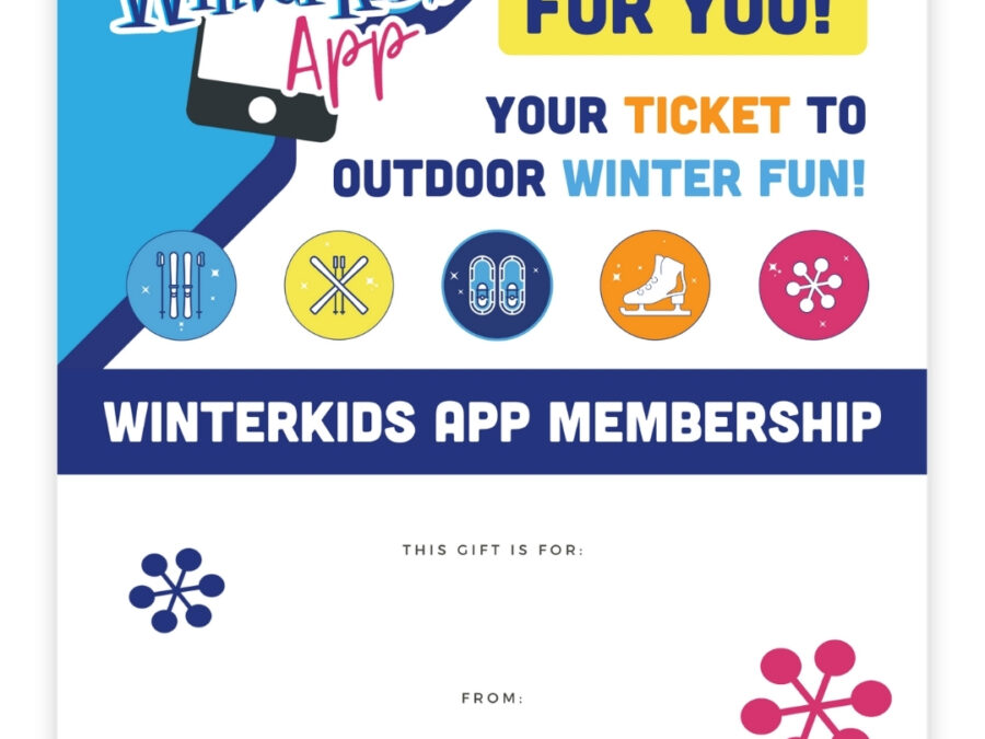 WinterKids App Gift Certificate Mockup