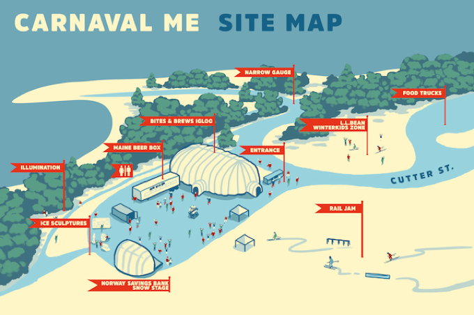 Carnaval ME 2022 Site Map