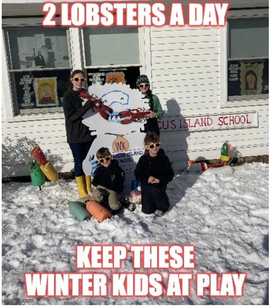 2 Meme Matinicus Island Elementary WinterKids Winter Games 2022