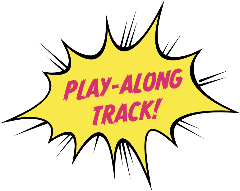 Play Along Track Label