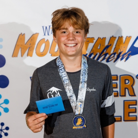 Top fundraiser under 18 Inaugural Mountain Mayhem SDP Photo