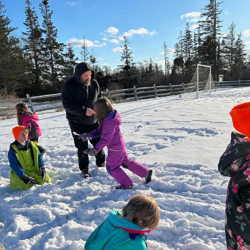 North Haven Community School (North Haven Maine) WinterKids Winter Games Competitive Track 2024 jpg