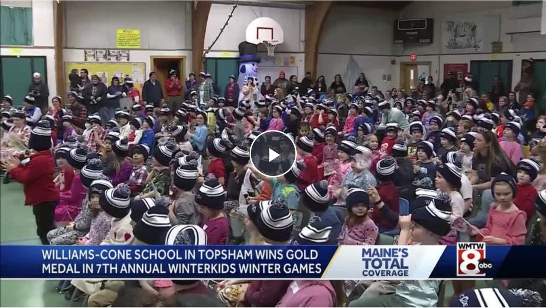7th annual WinterKids Winter Games finish up, Topsham school wins Gold