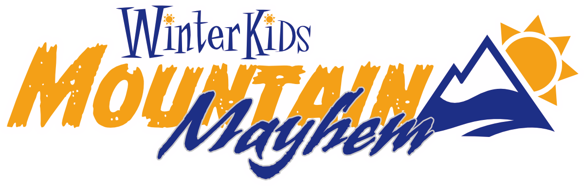 Mountain Mayhem Logo sticker style