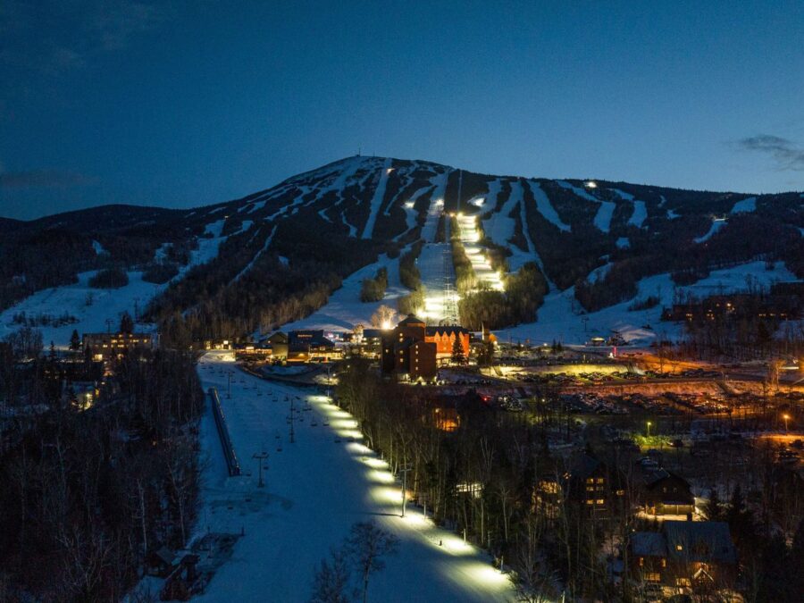 WinterKids Downhill 24 at Sugarloaf Maine Drone Imaging