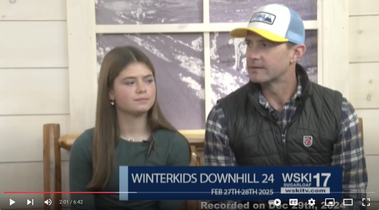 WinterKids Board Member, Justin Brewer, on WSKI