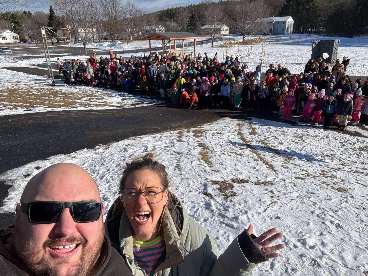 WinterKids opening ceremonies at Sylvio Gilbert School in Augusta, Maine