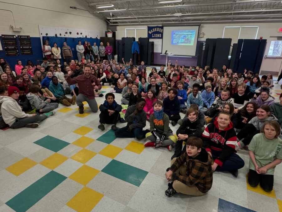 WMTW Weather at Your School Washburn Elementary Winter Games 2025