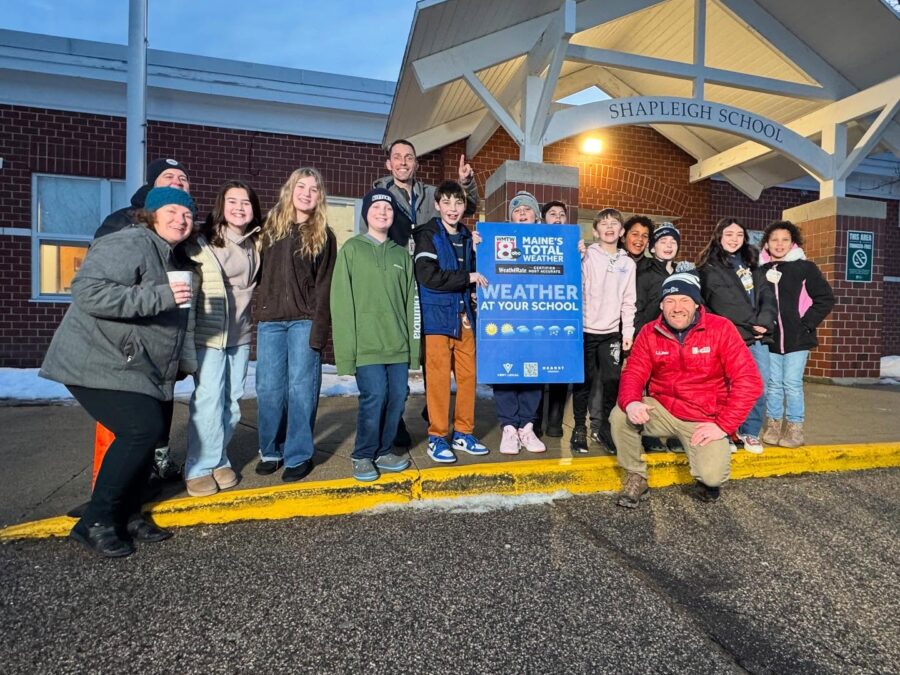 WMTW Weather at Your School Shapleigh Winter Games 2025