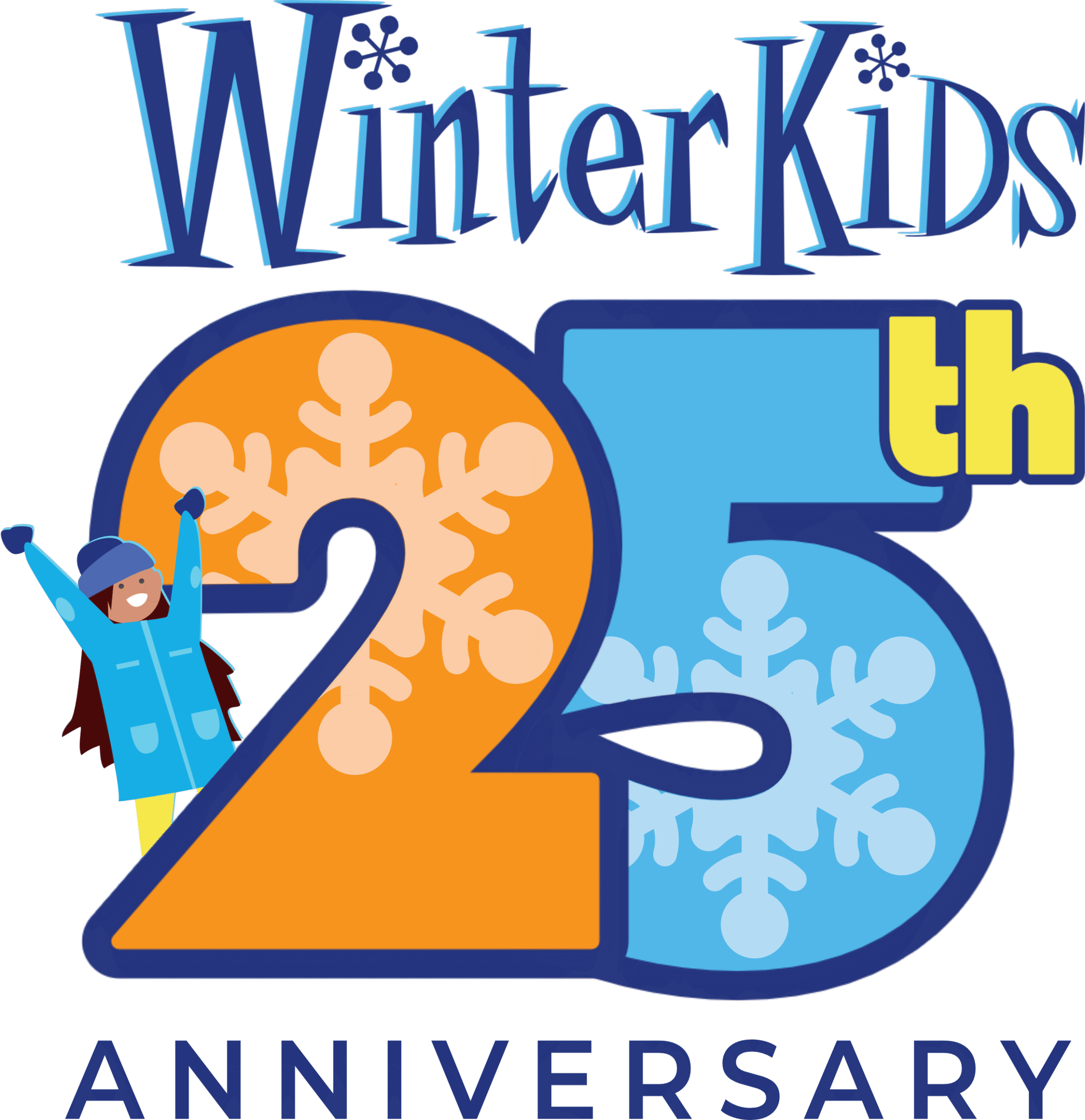 25th Logo Stacked White BG