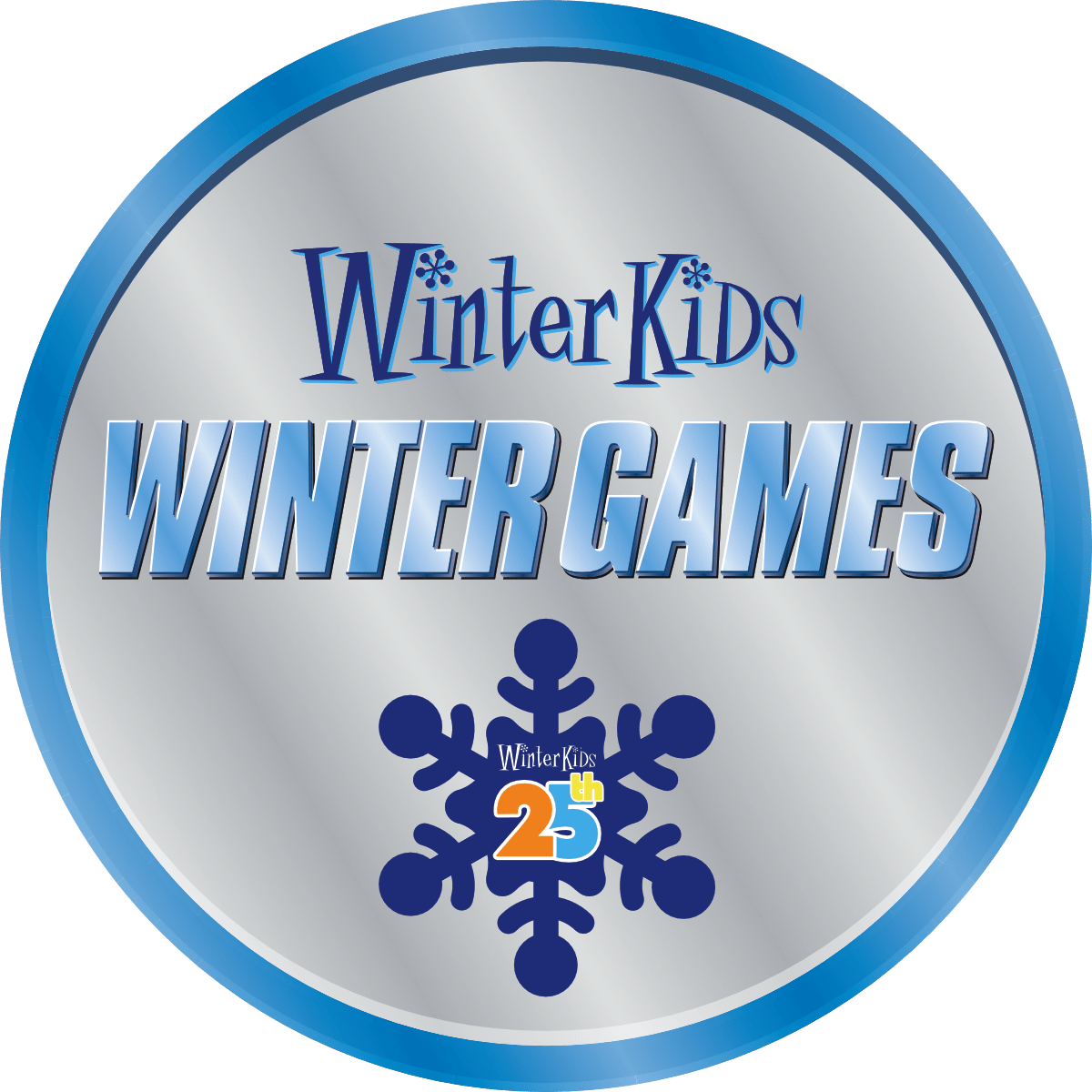 2026 WinterKids Winter Games logo 25th Anniversary