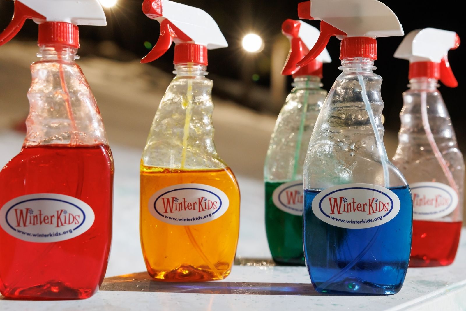 Snow Painting materials at WinterKids’ Welcome to Winter celebration. | CAMA0481 SDP Photo