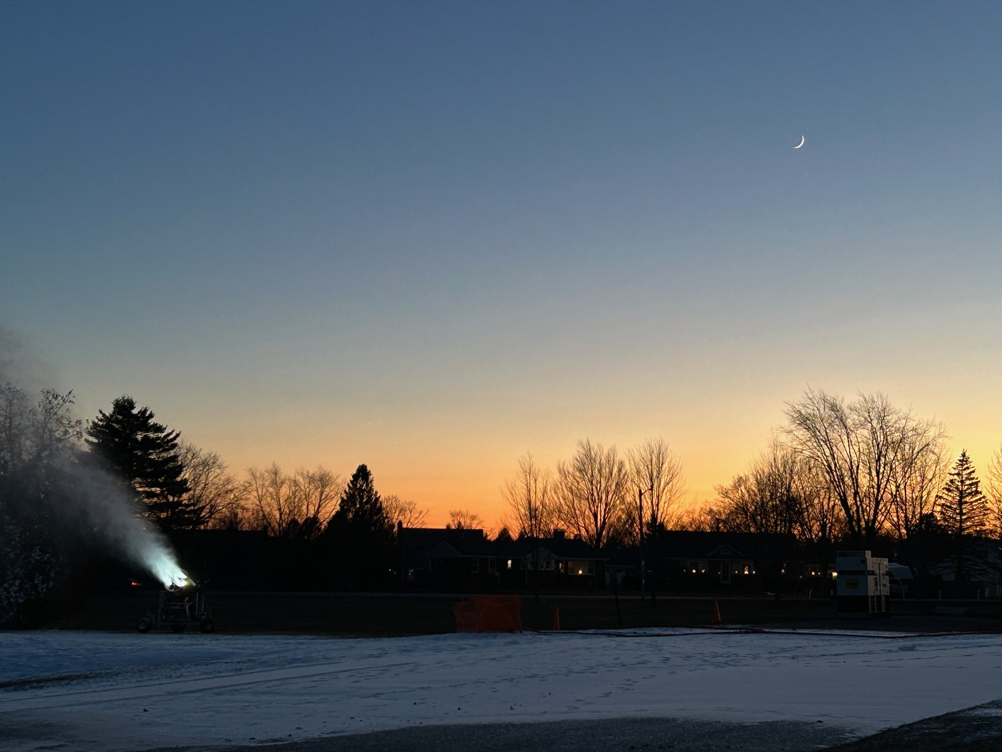 Payson Park Snow Portland Nordic