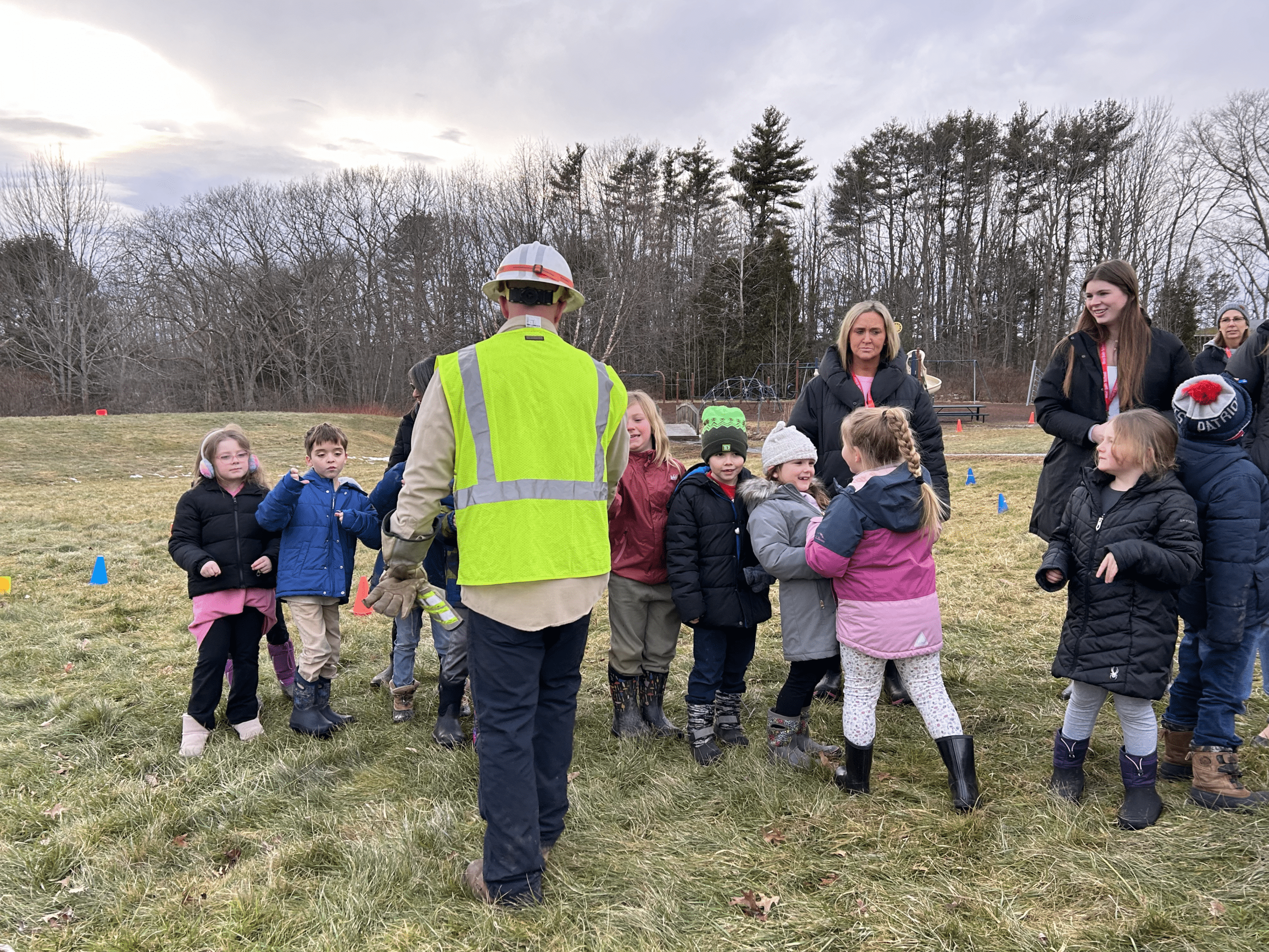 West Bath School Week 1 Support CMP Visit WinterKids Winter Games FY24